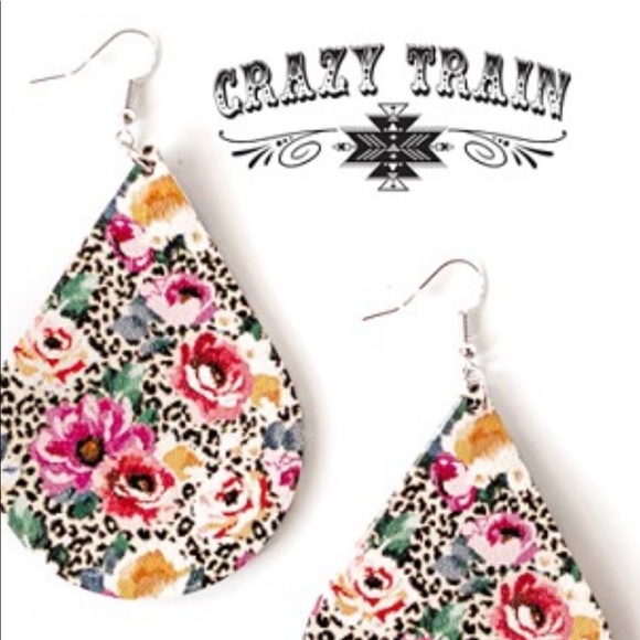 Crazy Train Mayberry Faux Leather Earrings - Picture 2 of 2